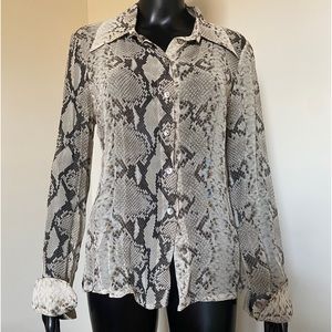 Snake print Blouse by Rebecca .